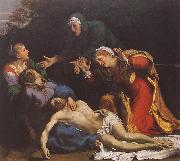 Lamentation of Christ df CARRACCI, Annibale